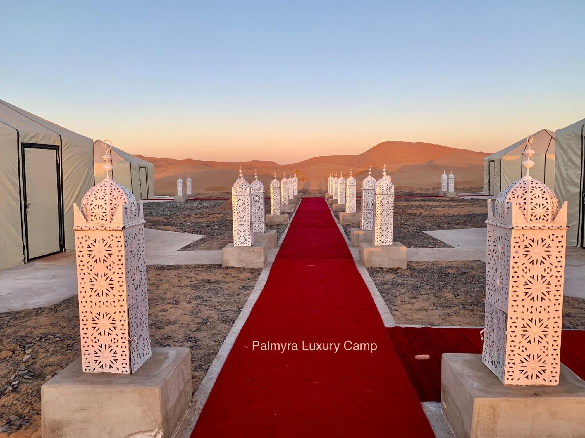 Palmyra Luxury Camp Hotel เมอร์ซูกา ภายนอก รูปภาพ