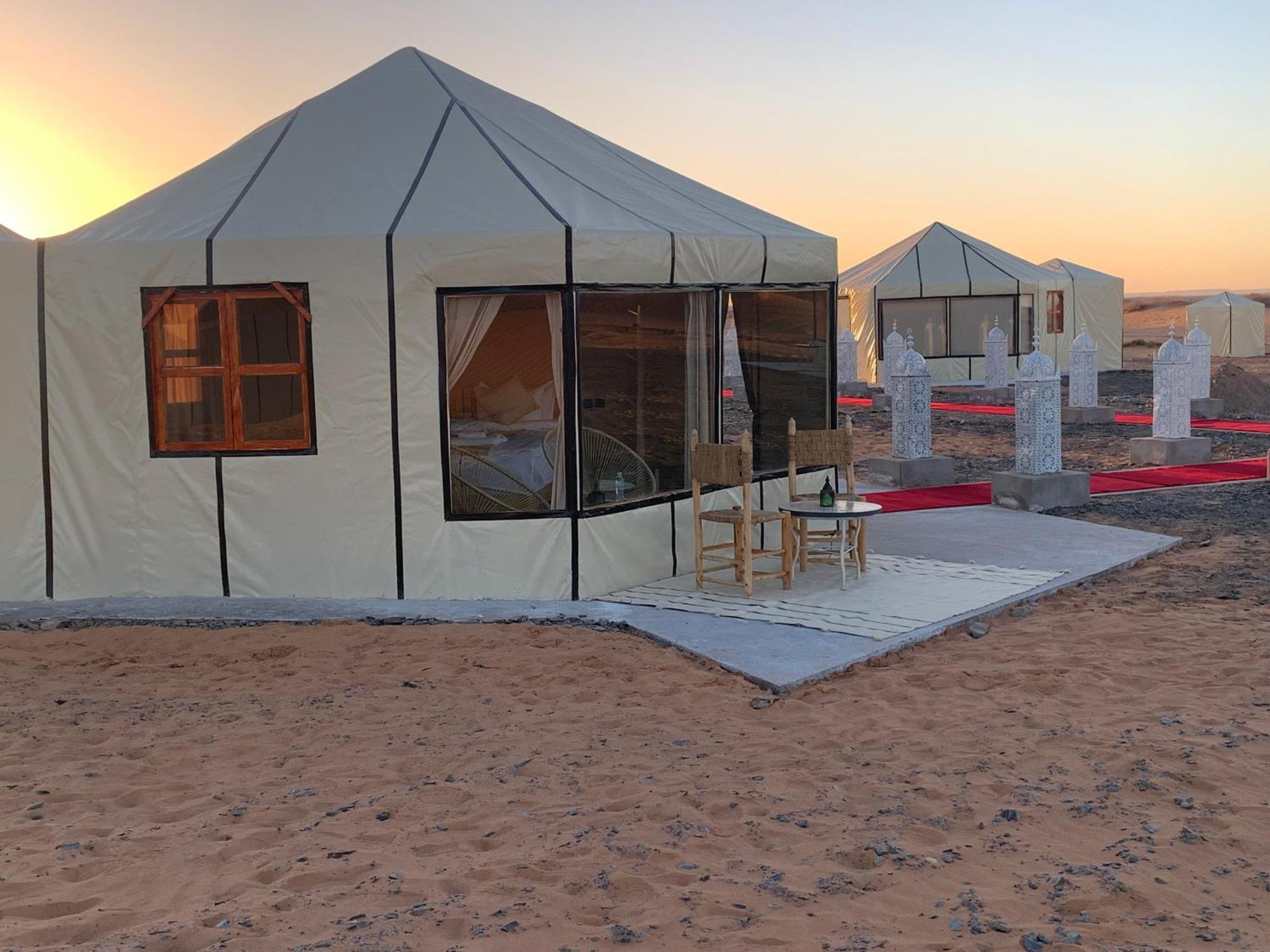 Palmyra Luxury Camp Hotel เมอร์ซูกา ภายนอก รูปภาพ